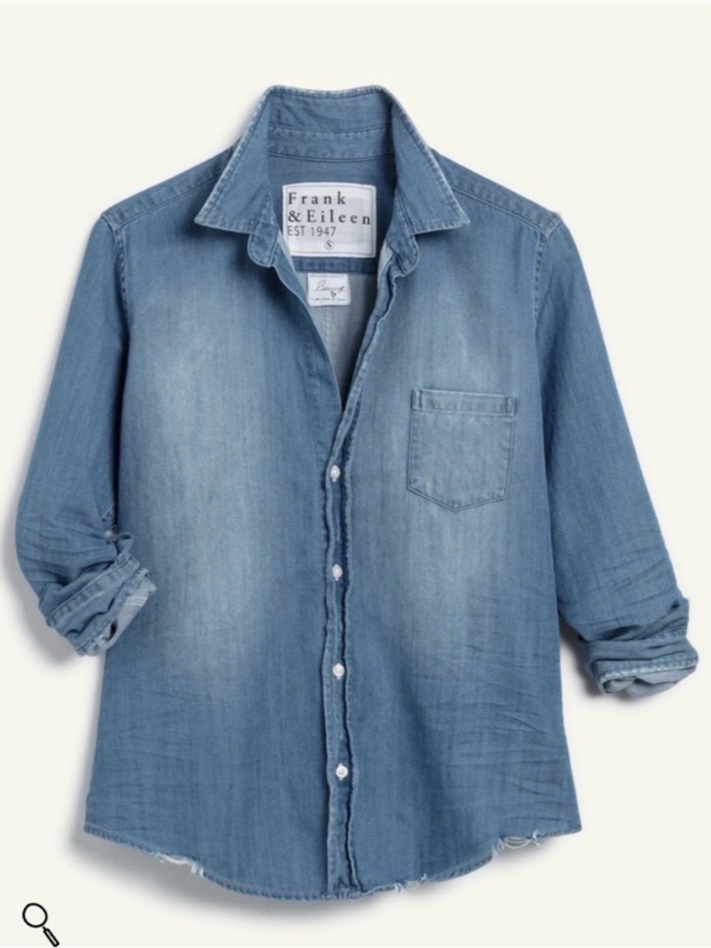 Frank & Eileen Light Blue Denim Button-Up Shirt